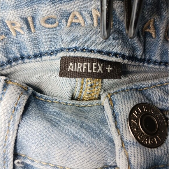 American Eagle Air Flex+ Jeans Boys Youth Unisex Size 29x30 Light Blue W… - Picture 2 of 8